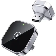 GENERICO - Adaptador Automático Inalámbrico 2 En 1 Para Carplay/android