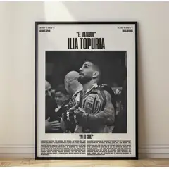 GENERICO - Cuadro de Ilia Topuria UFC VIII Peleador MMA + Marco