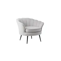 HABITA2 CHILE - POLTRONA TERCIOPELO SHELL BLACK SILLON 1 CUERPO