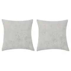 OKAY - Pack 2 Fundas Cojin Chenille Super Suave Decoración 43*43cm
