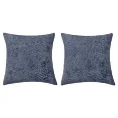 OKAY - Pack 2 Fundas Cojin Chenille Super Suave Decoración 43*43cm
