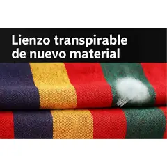 GENERICO - Hamaca de 1 plaza ,200*100cm COLOR ROJO