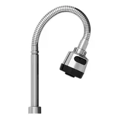 GENERICO - Llave cuello Flexible Giratorio Cocina-Baño Acero