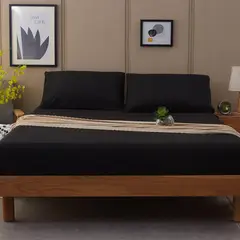 AZ AURAZEUS - Juego De Sabanas + Fundas De Almohada Negro King Hilos Suave Aura Zeus