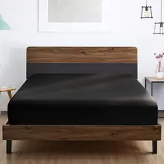 AZ AURAZEUS - Sabanas Bajera 1,5 Plazas Negra Hogar Ultra Suave Hilos Aura Zeus