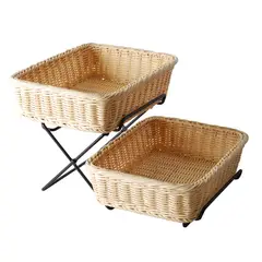SUNNEX - Panera Rattan 2 Niveles 35.5x27x9 Cm