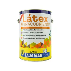 TAJAMAR - Látex Extracubriente Blanco Galón