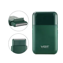 VGR VOYAGER - Afeitadora Mini Shaver y Trimmer VGR390 Viaje Recargable