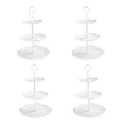 PASTELERIUS - X4 Porta Cupcake Porta Torta Porta Cupcakes Torre Redondo