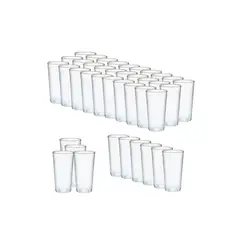 PASTELERIUSCL - 40 Set Vasos Desechables Vasos Reutilizables Vasos Cerveceros Vaso Plastico Vasos Acrilicos 300ml