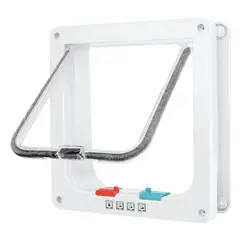 GENERICO - Puerta Exterior Para Perro Gato Mascota Talla L Importada