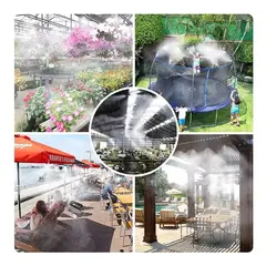 GENERICO - Sistema Manguera De Bruma Nebulizador De Patio 10 Nebulizadores,