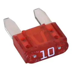 GENERICO - Porta Fusible Mini Seguridad Adaptador 24v + 1 fusible 10AMP