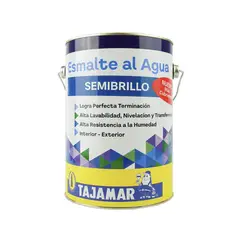 TAJAMAR - Esmalte Al Agua Semibrillo Gris Deco Galón