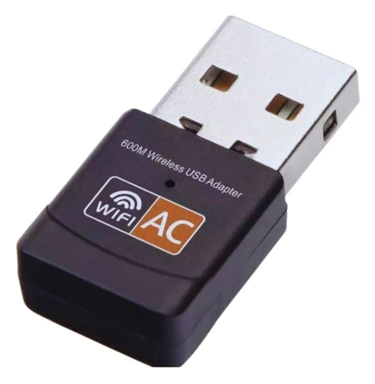 Adaptador/antena Wifi Usb Dual Band 2.4g Y 5g 600 Mbps
