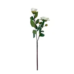COREL - Camelia Blanca 52 cm Artificial - Estilo Natural para Interiores y Vitrinas