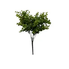 COREL - Ramo Eucalipto de 34cm Artificial - Estilo Natural para Interiores y Vitrinas