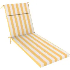 GENERICO - COJIN REPOSERA POLY RAYAS AMARILLO - BLANCO - OUTZEN