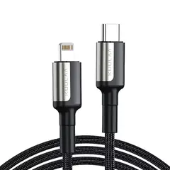 KUULAA - Cable Trenzado De 1 Mt Tipo C A Lighting