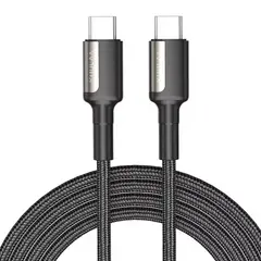 KUULAA - Cable Trenzado De 1 Mt Tipo C A Tipo C
