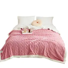 GENERICO - Frazada 2 plazas, Plush con Chiporro