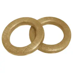 HD HOGAR SPA - Pack 80 Argollas Para Cortina - Se Instalan A Presion 4.5cm Dorado