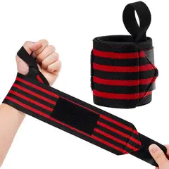 GENERICO - Par Muñequera Deportiva Levantamiento Crossfit Gym