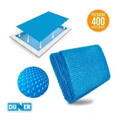 GENERICO - Manta Térmica Para Piscina 4 X 3 Mts - 400 Micras; Dunner