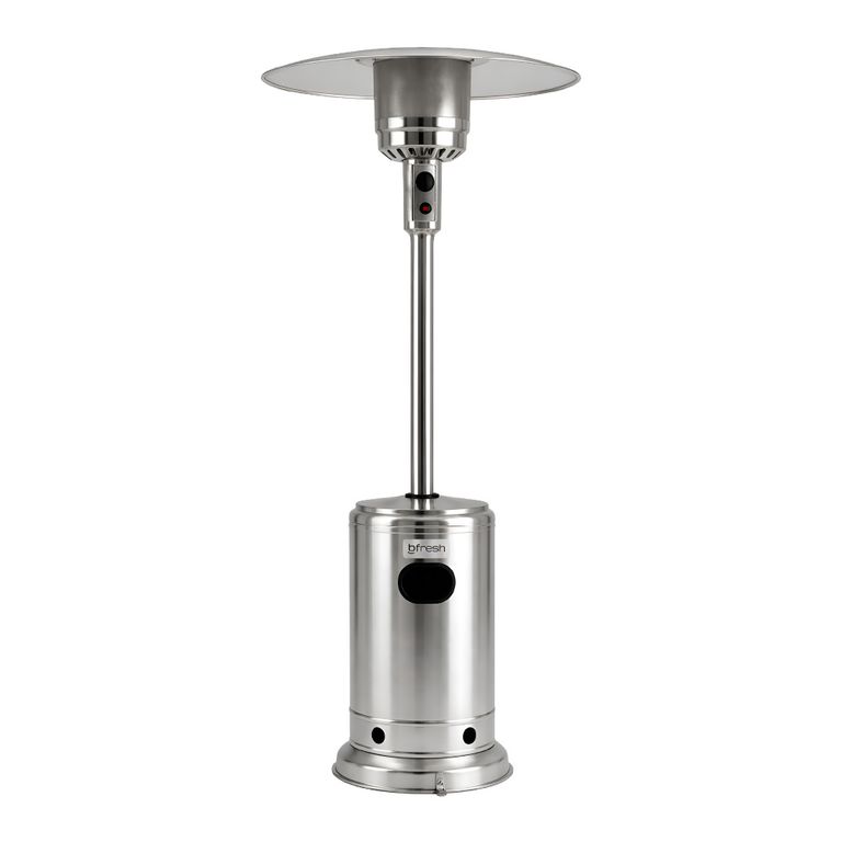 Estufa De Patio Exterior A Gas 50,000 BTU Plateado Antivuelco Bfresh