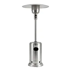 B FRESH - Estufa De Patio Exterior A Gas 50,000 BTU Plateado Antivuelco Bfresh