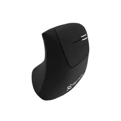 KLIP XTREME - KMW-850 Mouse Inalámbrico Vertical Ergonómico, Wireless 2.4 GHz, Recargable USB-C, 6 Botones, 1600 DPI, Mouse Profesional Negro