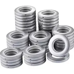 HD HOGAR SPA - Pack 60 Argollas Para Cortina - Se Instalan A Presion