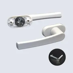 GENERICO - Manilla Cremona Recta Lisa Ventana PVC y Aluminio