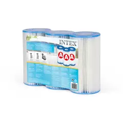 INTEX - Pack 3 Cartuchos Filtro Tipo A