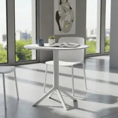 PLOS - Mesa Cafe Cocina Terraza Jardín Redonda Mondello 100% UV