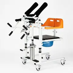 DIETEC - Silla de Transferencia Multifuncional Hidraulica y Elevador de Pacientes Para Cama Baño