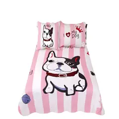 GENERICO - CUBRECAMA DE VERANO QUILT PLAZA Y MEDIA INFANTIL ROSA 03