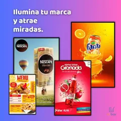 GENERICO - Caja de luz led panel publicitario 60x85cm