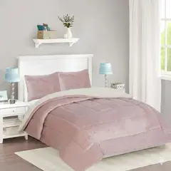 GENERICO - COBERTOR PLUSH KING CON CHIPORRO DE INVIERNO UINICOLOR MODERNO QUITA FRIO FYA