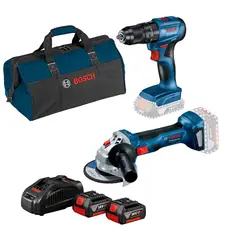 BOSCH - PACK 18V TALA PER GSB 185 + ESMERIL 5” GWS - 2 BAT 40AH +CAR+BOLSO