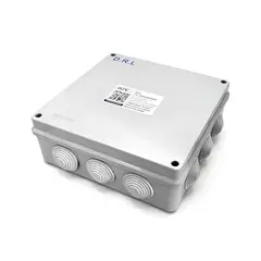 DRL LIGHTING - Caja Estanca Derivación Drl Ip40 Pvc 200x200x80mm Conos Sec Gris