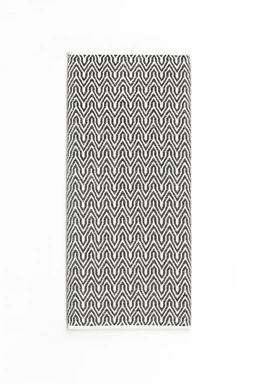 ALFOMBRA 60X130CM NEGRO