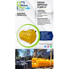 GENERICO - Fosa septica 2500L disolvente de desechos