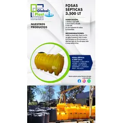 GENERICO - Fosa septica 3500L disolvente de desechos