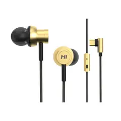 HIFUTURE - Audifonos Alambricos In-Ear Hi5 Champagne Gold