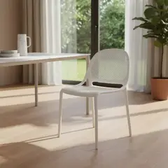 PLOS - Pack 4 Silla Comedor Sassi 100% Uv Interior Y Exterior