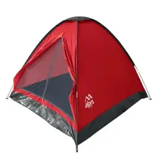 ALPES - Carpa Galapagos 4 Personas Roja Camping Familiar