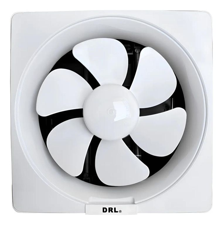 Extractor De Aire 10 Pulgadas Cuadrado Baño Cocina Sec Blanco