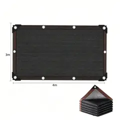 MOONCORE - Lonas para Sombra para 95% De Bloqueo UV 3x4m Marrón