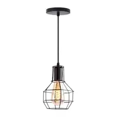 GENERICO - Lamparas Colgantes Vintage Moderna Negro